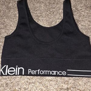 Calvin-klein Women's Black and White Top